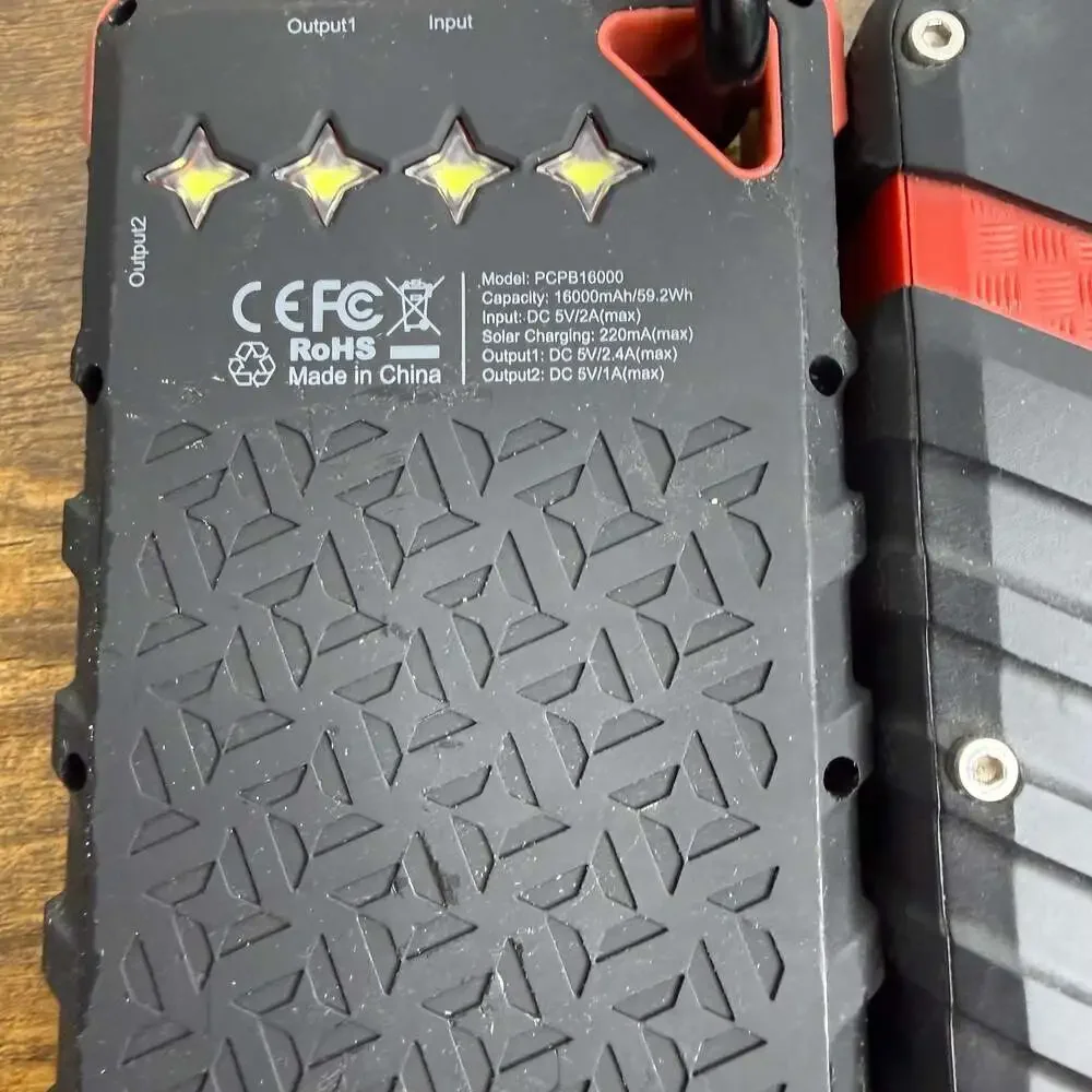 OUTXE Rugged Solar Power Bank Bundle (Models PCPB16000 and PCPB20100)